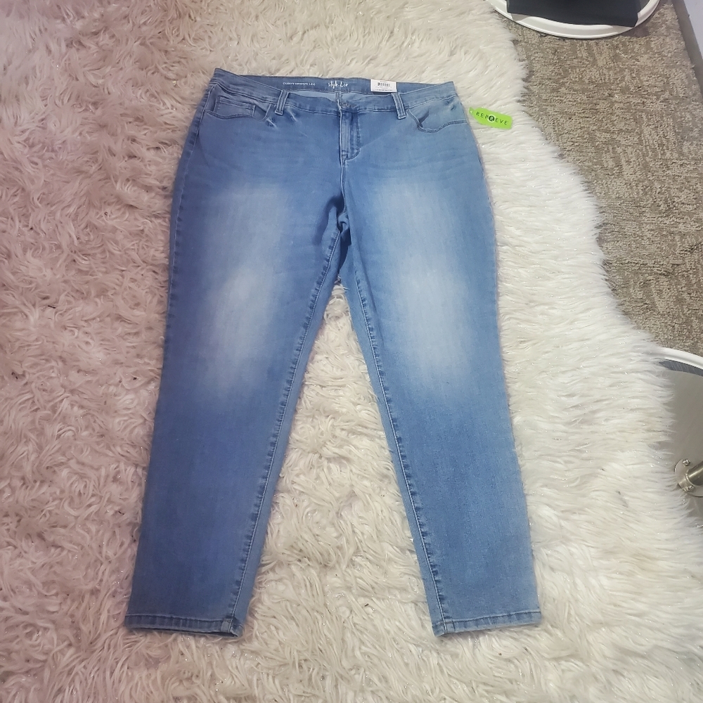 Style & co curvy skinny leg jeans plus size